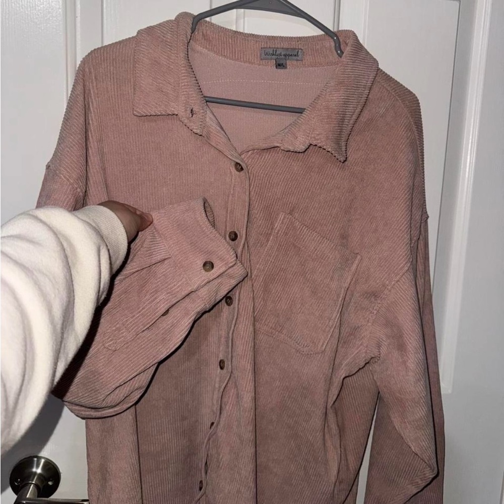 Wishlist Blush Corduroy Top